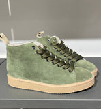 Sneakers PANCHIC Ankle Boot Suede Shearling Military Green
