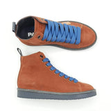 Sneakers PANCHIC Ankle Boot Suede Brick Azure