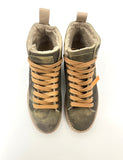Sneakers PANCHIC Ankle Boot Washed Suede Military Green