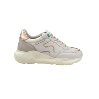 Sneakers WOMSH WAVE 2 WOMAN LEATHER SNEAKERS WV005 WHITE ROSEGOLD