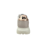 Sneakers WOMSH WAVE 2 WOMAN LEATHER SNEAKERS WV005 WHITE ROSEGOLD