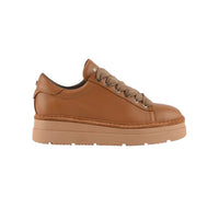 Sneakers PANCHIC Lace-Up Shoe Leather Camel