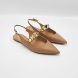 Slingbacks MICHAEL KORS 40S2WRFG1L Wren Flex Sling Camel