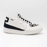 DIADORA HERITAGE MI BASKET ROW CUT ZEBRA WN Bianco/Nero