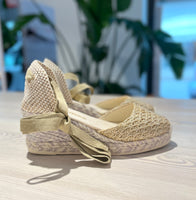 Espadrilles Roy Rafia Platino