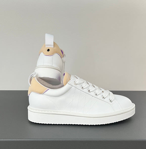 PANCHIC White-Champagne sneakers
